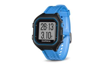 Image of Garmin Forerunner 25, GPS, Americas/PAC, Black/Blue, Large 010-01353-01