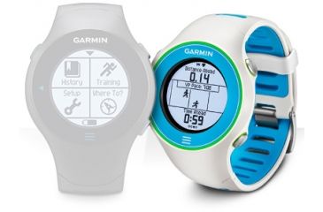 Image of Garmin Forerunner 610 Special Edition Touchscreen GPS Watch, White 010-00947-14