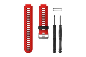Image of Garmin Forerunner 735XT Accessory Band, Black/Lava Red 010-11251-0N