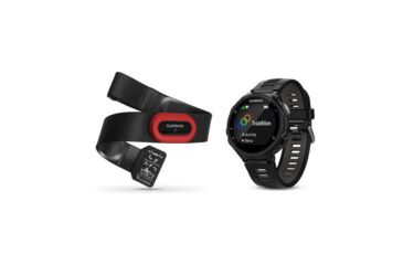 Image of Garmin Forerunner 735XT, GPS, NA/PAC, Run Bundle, Black/Gray 010-01614-12