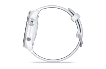 Image of Garmin Forerunner 965, Titanium Bezel w/ Whitestone Case and Whitestone/Powder Gray Silicone Band, 010-02809-01