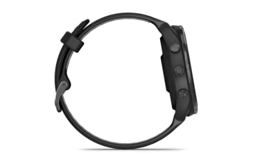 Image of Garmin Forerunner 965 Watch, Carbon Gray DLC Titanium Bezel w/ Black Case and Black/Powder Gray Silicone Band, 010-02809-00