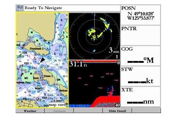Image of Garmin GPSMAP 3006C w/Ext GPS sensor, worldwide basemap, compatible with BlueChart 010-00348-00