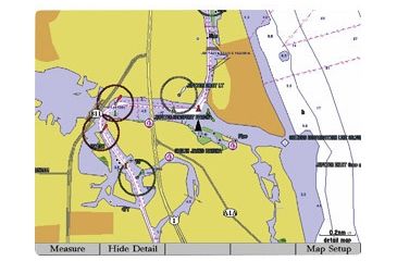 Image of Garmin GPSMAP 3205 w/Ext GPS sensor, built-in BlueChart g2 for US coastal 010-00526-00