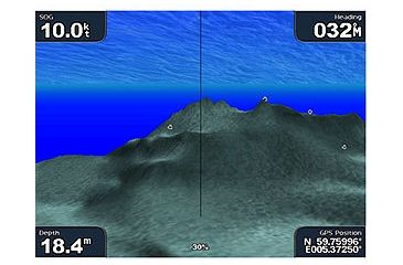 Image of Garmin GPSMAP 4012 w/Ext GPS sensor, worldwide satellite imagery, g2 Vision compatible 010-00592-00