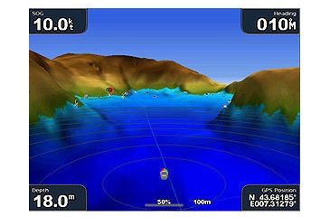 Image of Garmin GPSMAP 4012 w/Ext GPS sensor, worldwide satellite imagery, g2 Vision compatible 010-00592-00