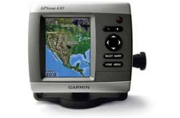 Image of Garmin GPSMAP 430 w/Int GPS ant., worldwide satellite imagery, built-in inland lakes detail for US, g2 Vision compatible GPS Fishfinders 010-00515-30 w/ Free S&amp;H
