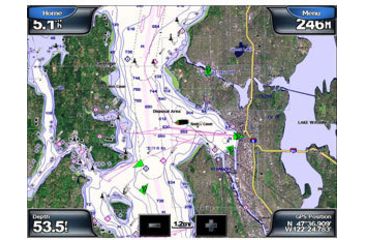 Image of Garmin GPSMAP 5008 w/Ext GPS sensor, worldwide satellite imagery, g2 Vision compatible 010-00593-00