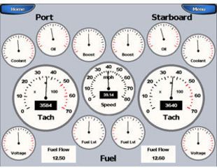Image of Garmin GPSMAP 5012 w/Ext GPS sensor, worldwide satellite imagery, g2 Vision compatible 010-00594-00