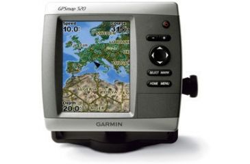 Image of Garmin GPSMAP 520 w/Int GPS ant., worldwide satellite imagery, g2 Vision compatible GPS Fishfinders GA-FH-010-00610-00 w/ Free S&amp;H
