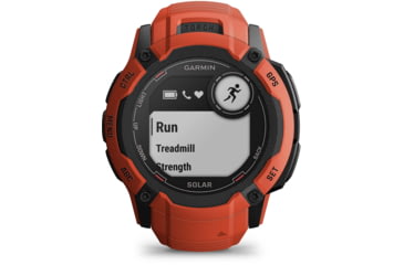 Image of Garmin Instinct 2X Solar Watch, Flame Red, 010-02805-11