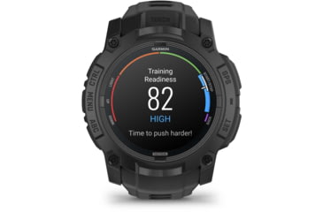 Image of Garmin Instinct 3 Amoled Tactical Watch, Black, 50mm, Polymer/Aluminum, Black, Silicone, 010-03020-50