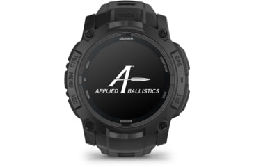 Image of Garmin Instinct 3 Amoled Tactical Watch, Black, 50mm, Polymer/Aluminum, Black, Silicone, 010-03020-50