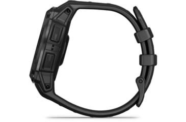Image of Garmin Instinct 3 Solar Tactical Watch, Black, 45mm, Polymer/Aluminum, Black, Silicone, 010-02934-50