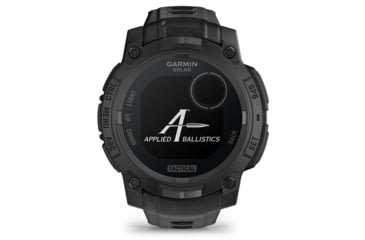 Image of Garmin Instinct 3 Solar Tactical Watch, Black, 45mm, Polymer/Aluminum, Black, Silicone, 010-02934-50