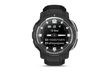 Image of Garmin Instinct Crossover Watch, Standart Edition, 45mm, Black, 010-02730-13