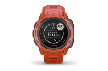 Image of Garmin Instinct, GPS Watch, WW, Flame Red 010-02064-02