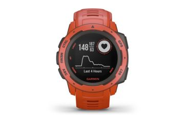 Image of Garmin Instinct, GPS Watch, WW, Flame Red 010-02064-02