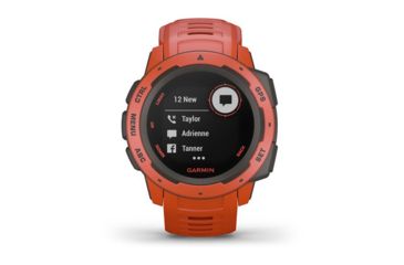 Image of Garmin Instinct, GPS Watch, WW, Flame Red 010-02064-02