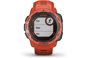 Image of Garmin Instinct Solar Watch, Flame Red, 010-02293-21