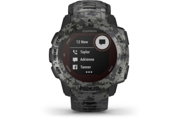 Image of Garmin Instinct Solar Watch - Sportsman Edition, Graphite Camo, 010-02293-15