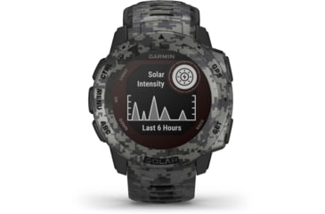 Image of Garmin Instinct Solar Watch - Sportsman Edition, Graphite Camo, 010-02293-15