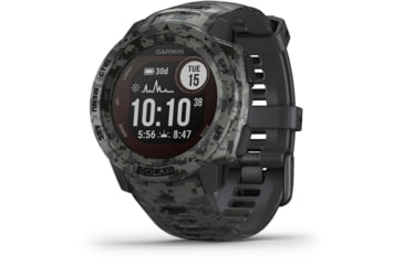 Image of Garmin Instinct Solar Watch - Sportsman Edition, Graphite Camo, 010-02293-15
