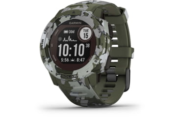 Image of Garmin Instinct Solar Watch - Sportsman Edition, Lichen Camo, 010-02293-16