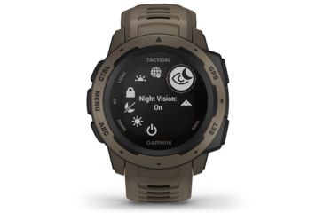 Image of Garmin Instinct Tactical GPS Watch, Coyote Tan, 010-02064-71