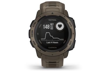 Image of Garmin Instinct Tactical GPS Watch, Coyote Tan, 010-02064-71