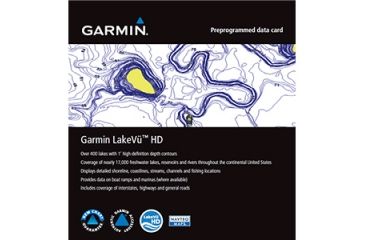 Image of Garmin LakeVu HD - LUS100F Preprogrammed MicroSD/SD Card 010-C1087-00
