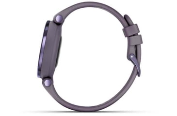 Image of Garmin Lily Smartwatch - Womens, Black Currant / Deep Orchid Silicone, 010-02384-02