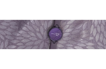 Image of Garmin Lily Smartwatch - Womens, Black Currant / Deep Orchid Silicone, 010-02384-02