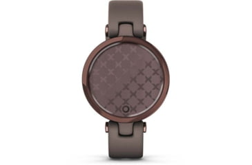 Image of Garmin Lily Smartwatch - Womens, Cocoa / Paloma Leather, 010-02384-A0