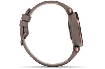 Image of Garmin Lily Smartwatch - Womens, Cocoa / Paloma Leather, 010-02384-A0