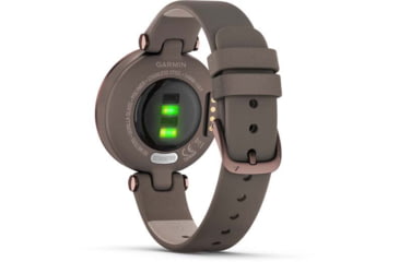 Image of Garmin Lily Smartwatch - Womens, Cocoa / Paloma Leather, 010-02384-A0