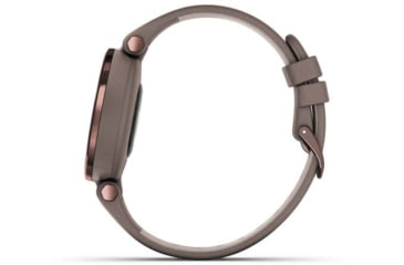 Image of Garmin Lily Smartwatch - Womens, Cocoa / Paloma Leather, 010-02384-A0