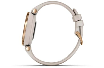 Image of Garmin Lily Smartwatch - Womens, Rose Gold / Light Sand Silicone, 010-02384-01