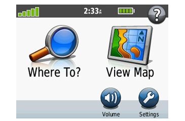 Image of Opplanet Garmin nuvi 30 Home Screen Image