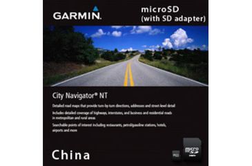 Image of Garmin On the Road Maps GPS City Navigator China NT 010-11214-00
