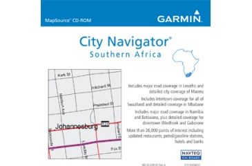 Image of Garmin On the Road Maps GPS City Navigator Southern Africa w/ Free S&amp;H