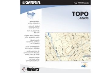 Image of Garmin On the Trail Maps GPS MapSource TOPO Canada 010-10469-00 w/ Free S&amp;H