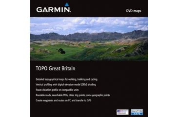 Image of Garmin On the Trail Maps GPS MapSource TOPO Great Britain 010-10730-00 w/ Free S&amp;H