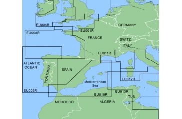 Image of Garmin On The Water GPS Cartography BlueChart: Atlantic Coast Europe Regular Map w/ Free S&amp;H