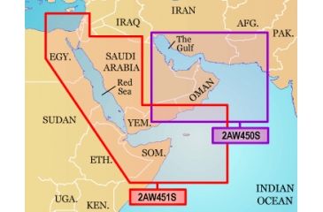 Image of Garmin On The Water GPS Cartography BlueChart g2: Asia West Small Map w/ Free S&amp;H