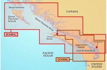 Image of Garmin On The Water GPS Cartography BlueChart g2: Canada West Large Map w/ Free S&amp;H