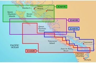 Image of Garmin On The Water GPS Cartography BlueChart g2: Canada West Regular Map w/ Free S&amp;H