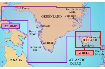Image of Garmin On The Water GPS Cartography BlueChart g2: Greenland &amp; Iceland Regular Map w/ Free S&amp;H