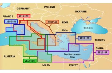 Image of Garmin On The Water GPS Cartography BlueChart g2: Mediterranean Regular Map w/ Free S&amp;H