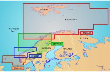 Image of Garmin On The Water GPS Cartography BlueChart g2: Nordic Countries Regular North Map w/ Free S&amp;H